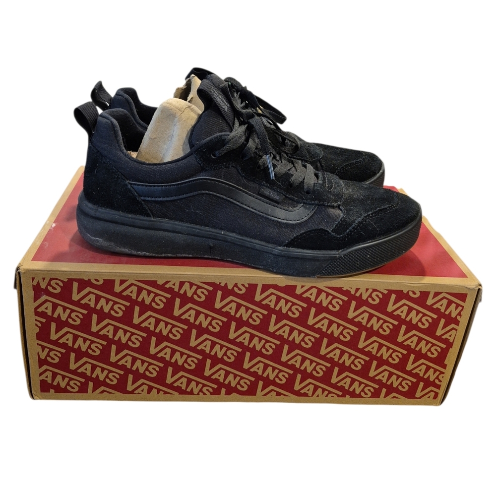 Vans Men's Black Low-Top Skate Shoes